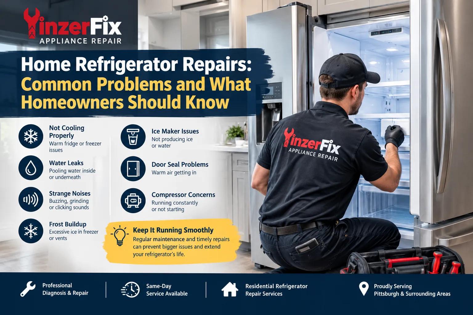 Home Refrigerator Repairs: Common Problems and What Homeowners Should Know